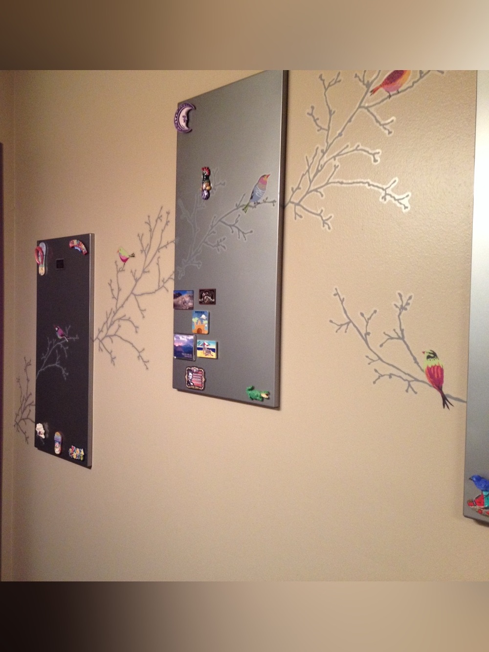 Colorful Bird & Branch Wall Decals (Multicolor) - Picture 5 of 7